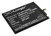 Аккумулятор для Nokia 2.4 (TA-1275) (Аккумулятор CameronSino CS-NKT240SL для Nokia Nokia 2.4,TA-1277,TA-1275,TA-1274,TA-1270)