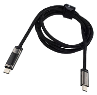 Кабель Romoss CB323S, Type-C - Type-C, 1м, PD 100ВТ, 5A, Чипсет, Дисплей, белый