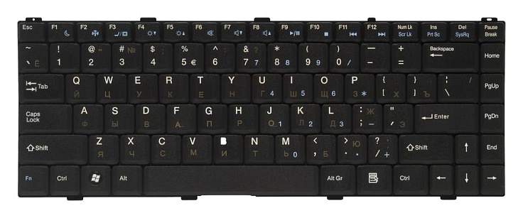 Клавиатура для Asus Z96 Series RU, Black