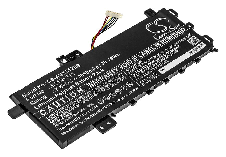 Батарея-аккумулятор CameronSino CS-AUX512NB для Asus X512da, VivoBook 17 F712FA, VivoBook 15 X512UA