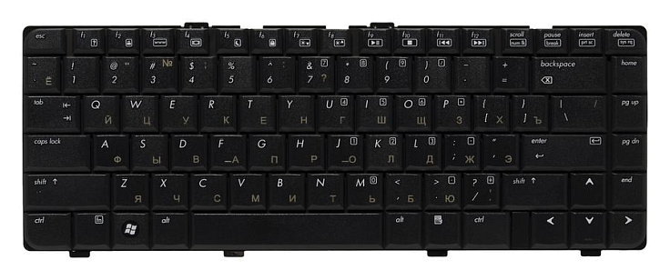 Клавиатура для HP Pavilion DV6000 RU, Black