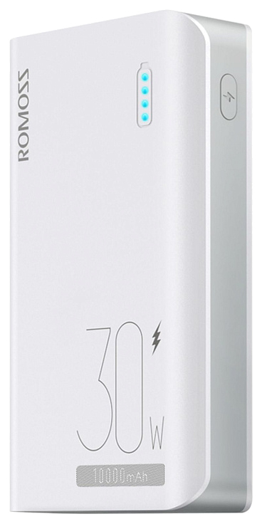 Внешний аккумулятор Romoss Sense 4S Pro, 10000mAh, 30 Вт Fast Charge