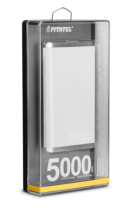 Внешний аккумулятор Pitatel Unique U1, белый (PPB-U1.BR-W) (1)