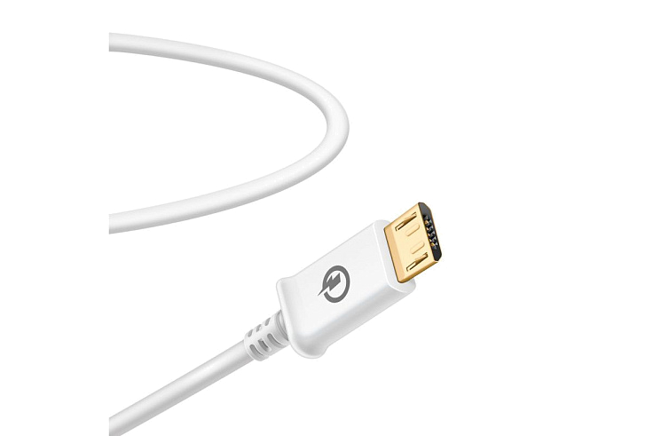 Кабель MicroUSB 1M белый ТЕХПАК