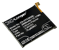 Аккумулятор для Alcatel 3C 5026D (Аккумулятор CameronSino CS-OTC502SL для Alcatel 3C 5026D)