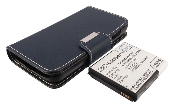 Аккумулятор CameronSino CS-SMI950DW для Samsung GT-i9500 Galaxy S4, синий