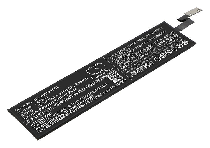 Аккумулятор Cameron Sino для Apple Magic Keyboard 2, (A1645)