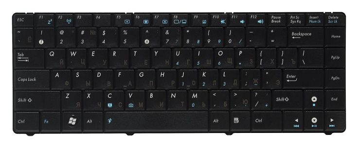 Клавиатура для Asus K40, K40IN RU