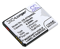 Батарея для Alcatel (Аккумулятор CameronSino CS-OTS406XL для Alcatel One Touch 5017D Pixi 3)