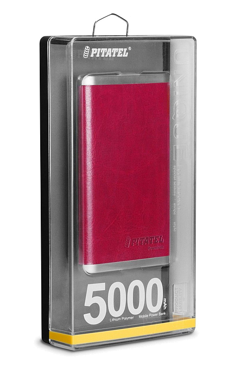 Внешний аккумулятор Pitatel Unique U1, розовый (PPB-U1.BR-PI)