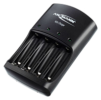 Зарядное устройство ANSMANN 1001-0013 для 1-4 аккумуляторов AAA, AA Ni-Zn 1.6В, ток 500mА, 100-240В