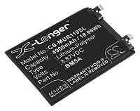 Аккумулятор для Xiaomi Redmi Note 11 Pro (Аккумулятор Cameronsino CS-MUR110SL для Xiaomi Redmi Note 11 Pro, 11 Pro+, p/n: BM5A, 4900mAh)