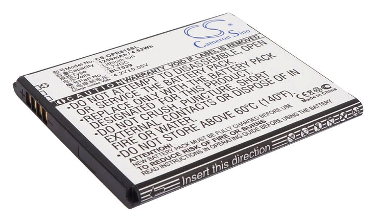 Аккумулятор CameronSino CS-OPR815SL для OPPO Clover R815, Muse R821, R833T