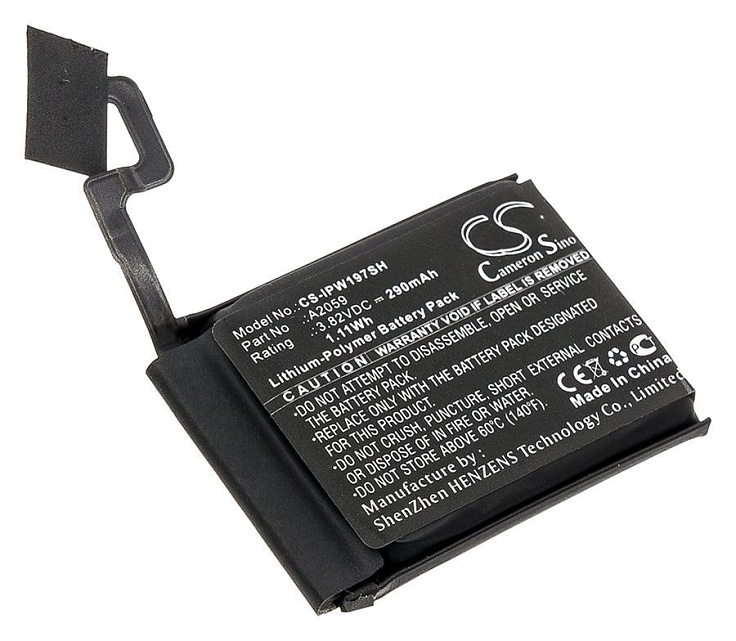 Аккумулятор Cameron Sino CS-IPW197SH (Apple A1976/Watch Series 4 44mm)