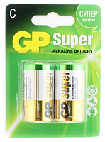Батарейка щелочная GP LR14 (C, 14A) Super Alkaline 1.5V (2 шт.)