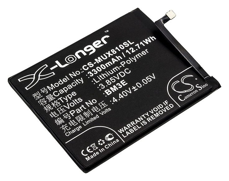 Аккумулятор CameronSino CS-MUX810SL для Xiaomi Mi8
