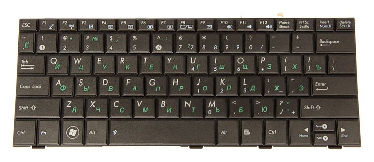 Клавиатура для Asus EEE PC 1004DN RU, Black