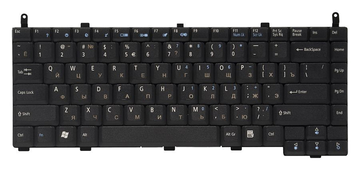 Клавиатура для Acer Aspire 1350, 1510 RU, Black