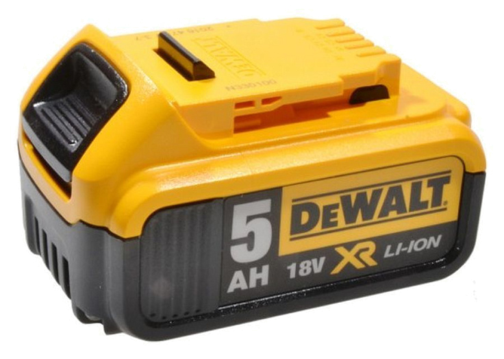 Аккумулятор DEWALT (p/n: DCB180, DCB181, DCB182, DCB183, DCB184, DCB185, DCB200), 5.0Ah 18V