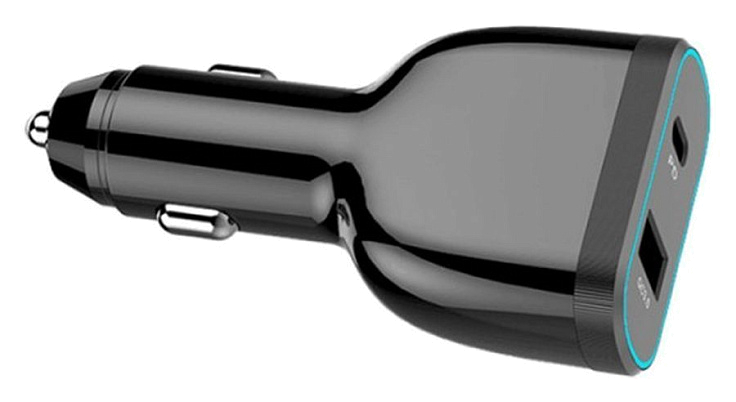 Автомобильное зарядное устройство Pitatel TPA-005, USB Type-C (QC3.0) 60W + USB 3A