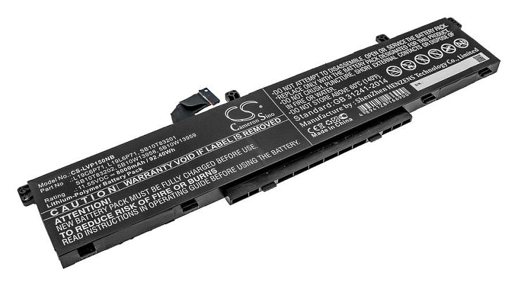 Аккумуляторная батарея CS-LVP150NB для Lenovo ThinkPad ThinkPad P15 Gen 1, P17 Gen 1, T15g Gen 1, p/n: L19C6P71