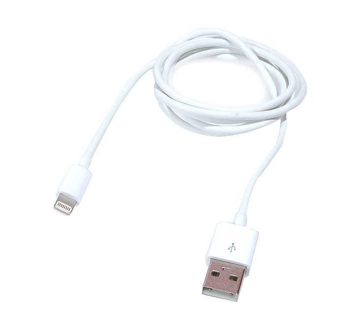 Дата-кабель Lightning/USB для Apple iPhone 5/5C/5S/6/7, белый