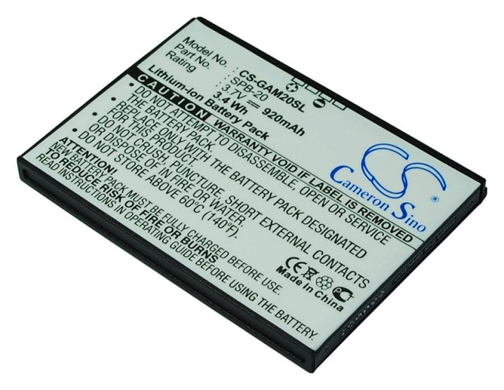 Аккумулятор CameronSino CS-GAM20SL для Garmin-Asus nuvifone M20