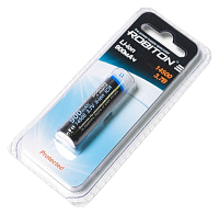 Аккумулятор ROBITON 14500 Li-Ion 3.7V 900mAh с защитой (0.8Li/14500)
