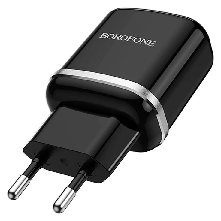 Зарядное устройство BOROFONE BA36A QC3.0, QC2.0, USB 3.0A черный