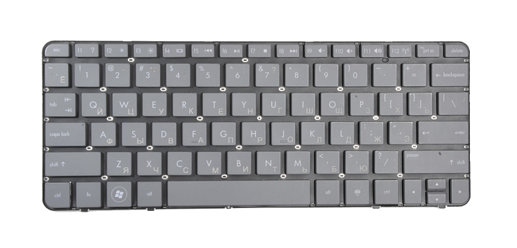 Клавиатура HP Mini 100e RU Dark Gray