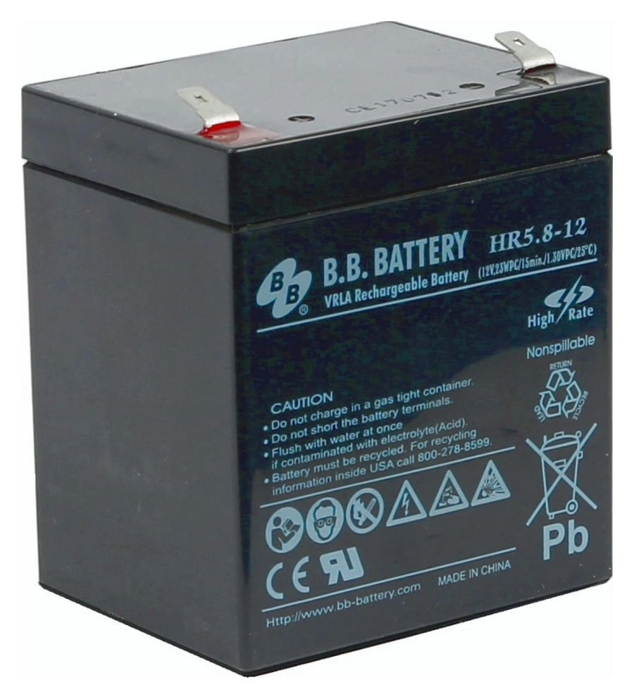 Аккумулятор BB Battery HR5.8-12 купить в Москве в интернет магазине