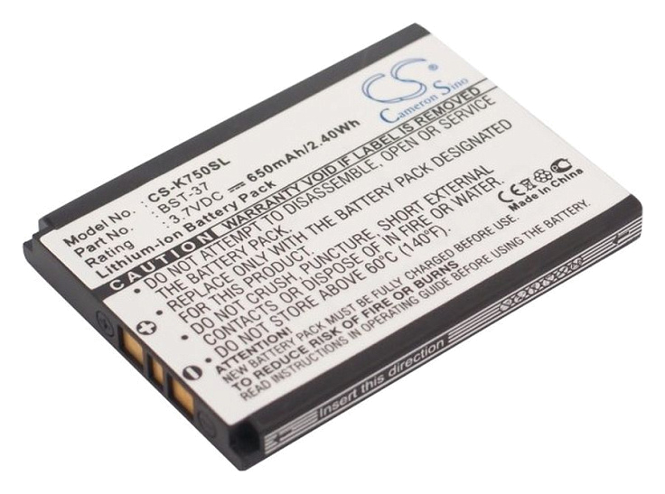 Аккумулятор CameronSino CS-K750SL для Sony Ericsson D, J, K, S, V, W, Z Series