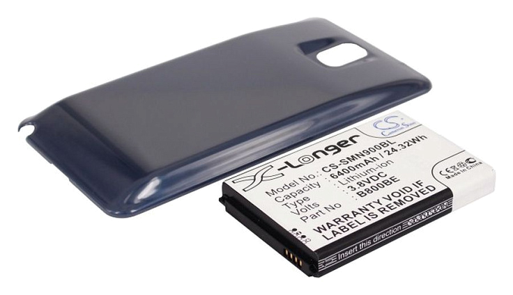 Аккумулятор CameronSino CS-SMN900BL для Samsung Galaxy Note 3, синий