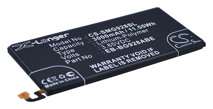 Аккумулятор CameronSino CS-SMG928SL для Samsung Galaxy S6 Edge Plus SM-G928