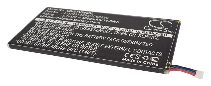 Аккумулятор CameronSino CS-ZTV980SL (ZTE T98, V9S Light Tab 3 (LI3740T42P5HC66050))