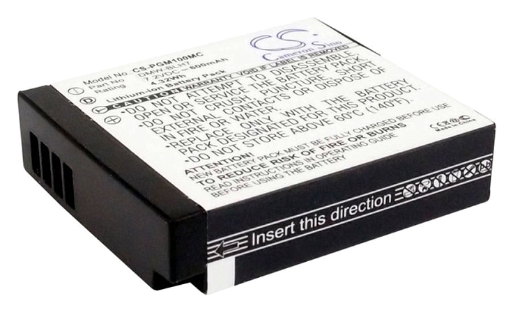 Аккумулятор CameronSino CS-PGM100MC для Panasonic Lumix GM1, GM5