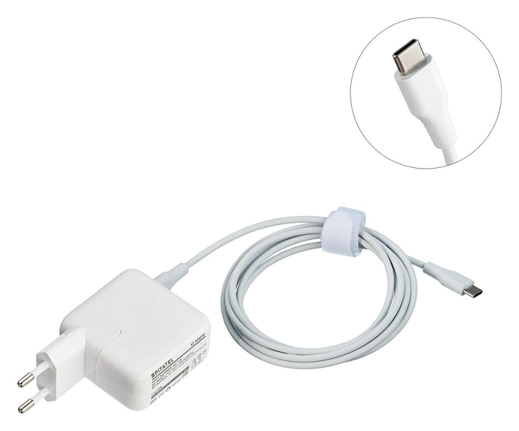 Блок питания для Apple, Asus, Dell, Lenovo, HP 30W (USB Type-C)